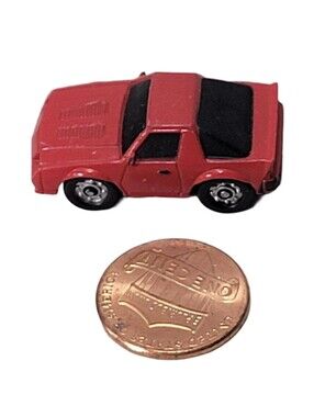 1980's Chevrolet Camaro Red 3rd Generation Funrise Micro Toy Car Loose
